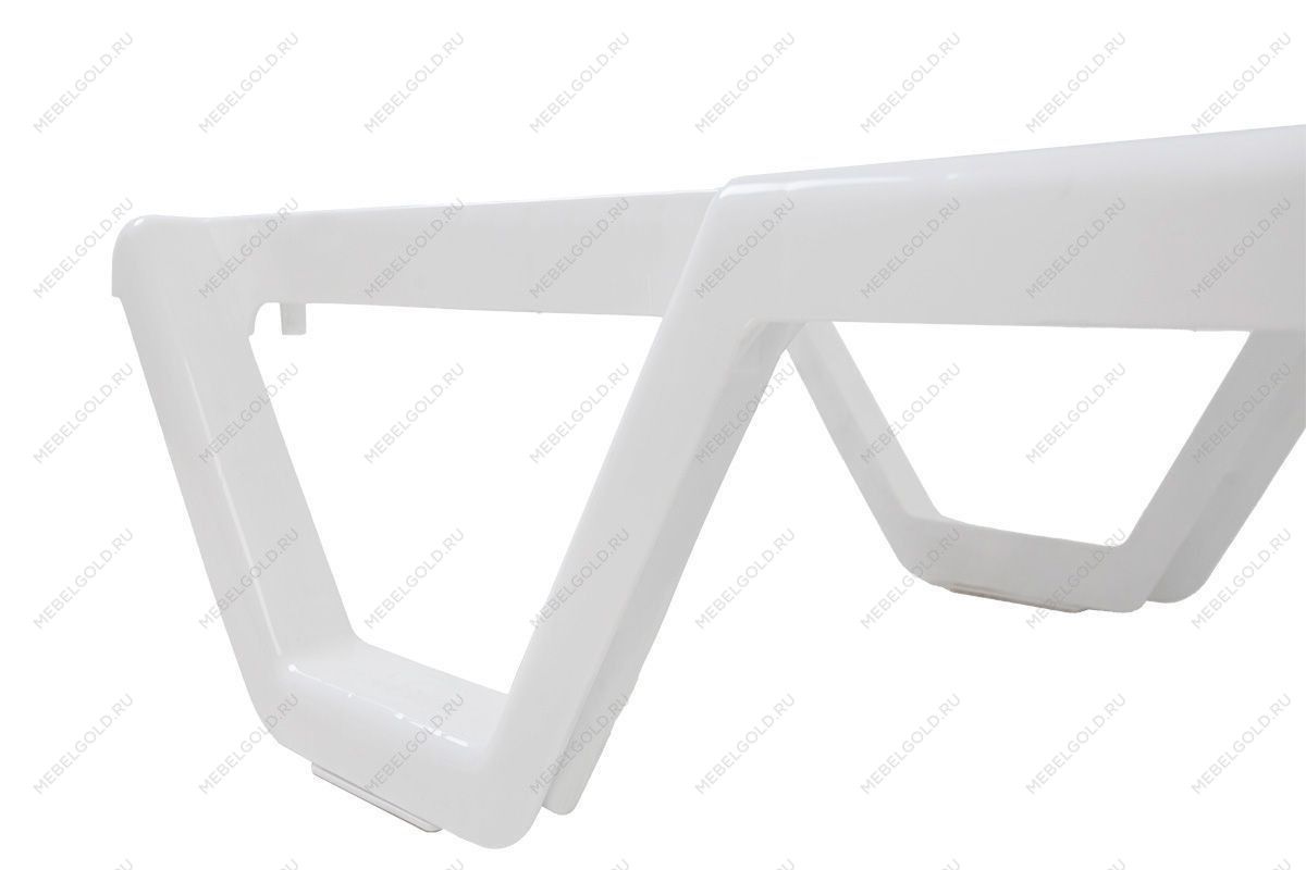 Шезлонг Tweet пластиковый белый | изображение 6