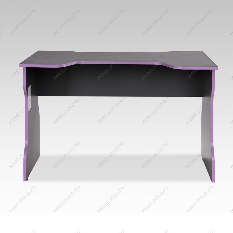 ВАРДИГ стол компьютерный ИКЕА / IKEA K1 120x82, антрацит/фиолетовый | изображение 1