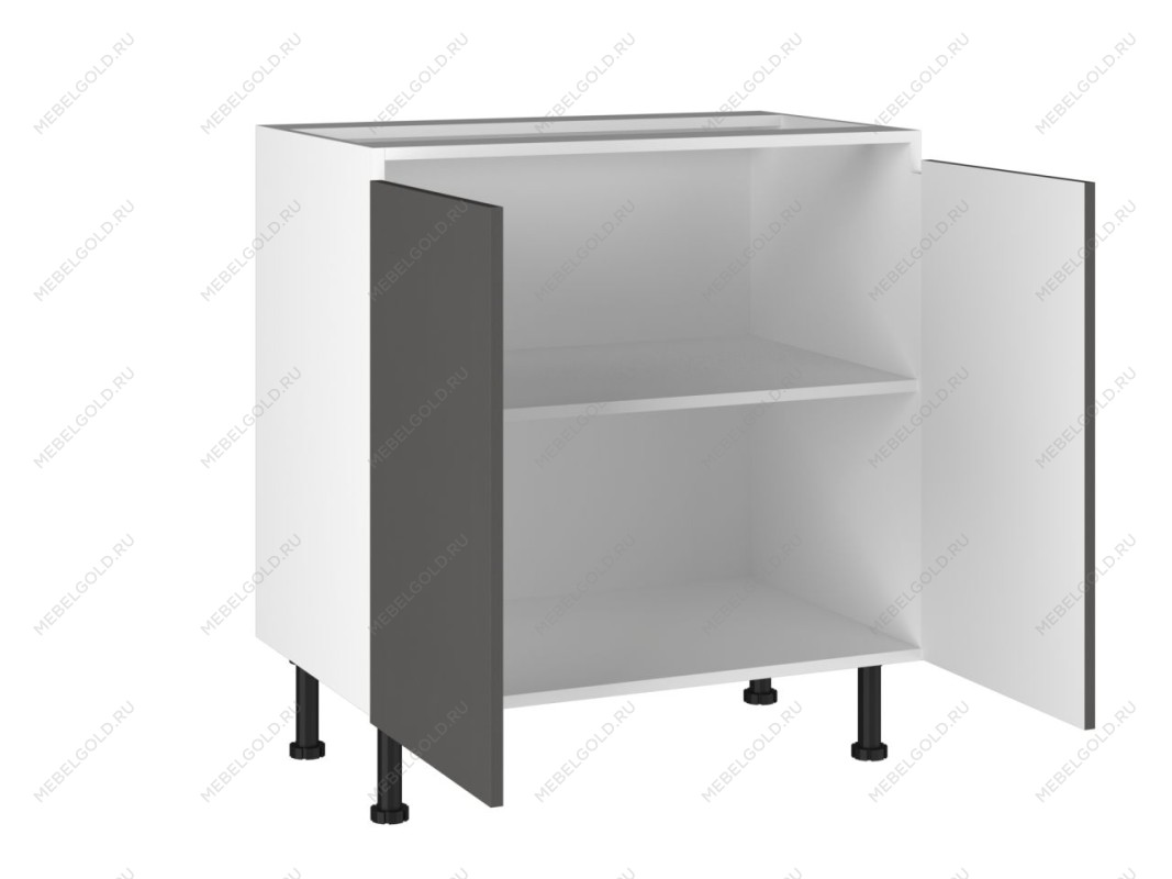 Стол С-80, Виста (800*523*870) Экокожа Серый, 26606 | изображение 1