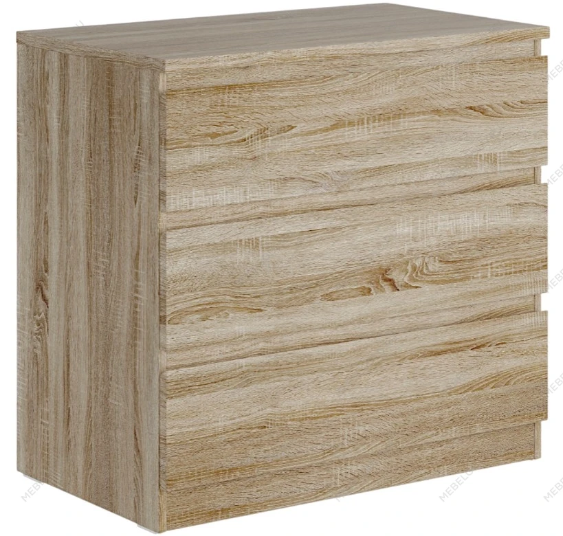 МАЛЬТА комод ИКЕА / IKEA 3 ящика 80х76 сонома