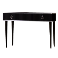 Стол туалетный Римини СОЛО (Черный/Серебро) РМСТ-1(s)