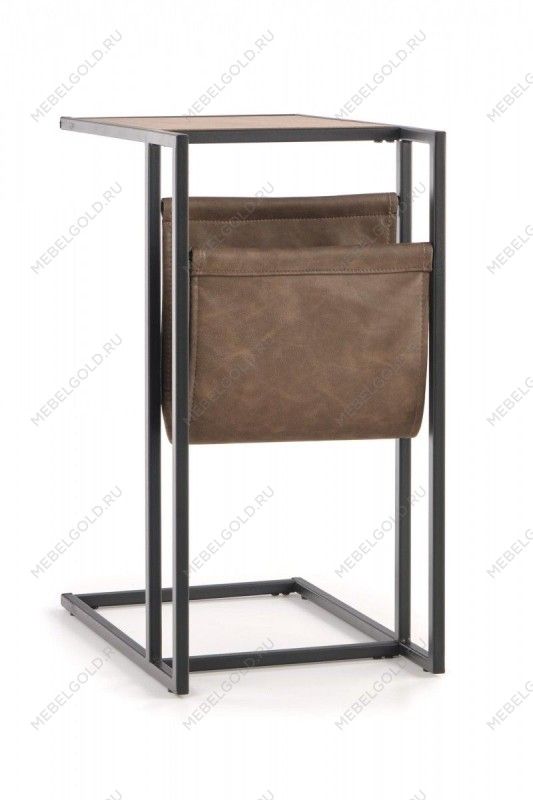 Стол журнальный Halmar COMPACT (дуб золотой/черный) | изображение 2