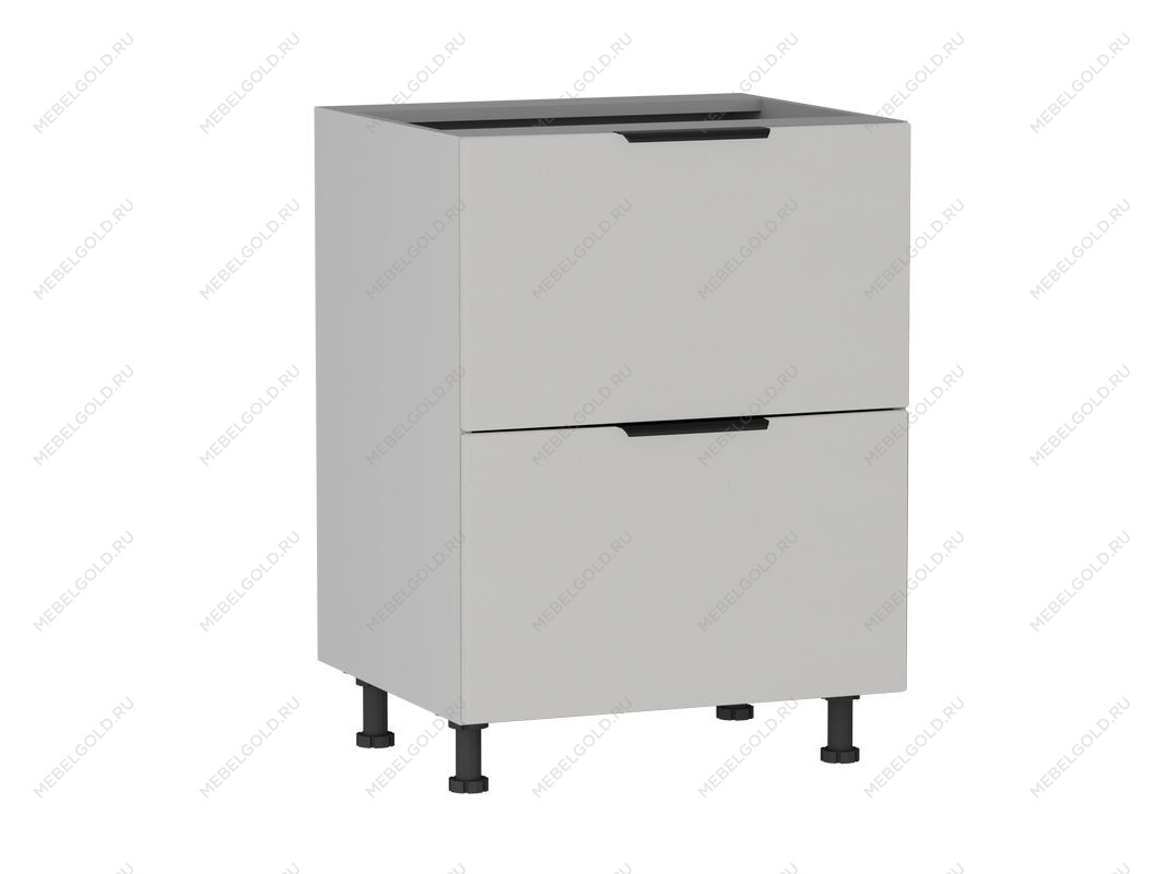 Стол с ящиками СЯ-2-60 , Ватель (600*523*820) Экокожа Белый, 23922