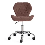 Кресло SELFI, флок, коричневый, 6 | изображение 4