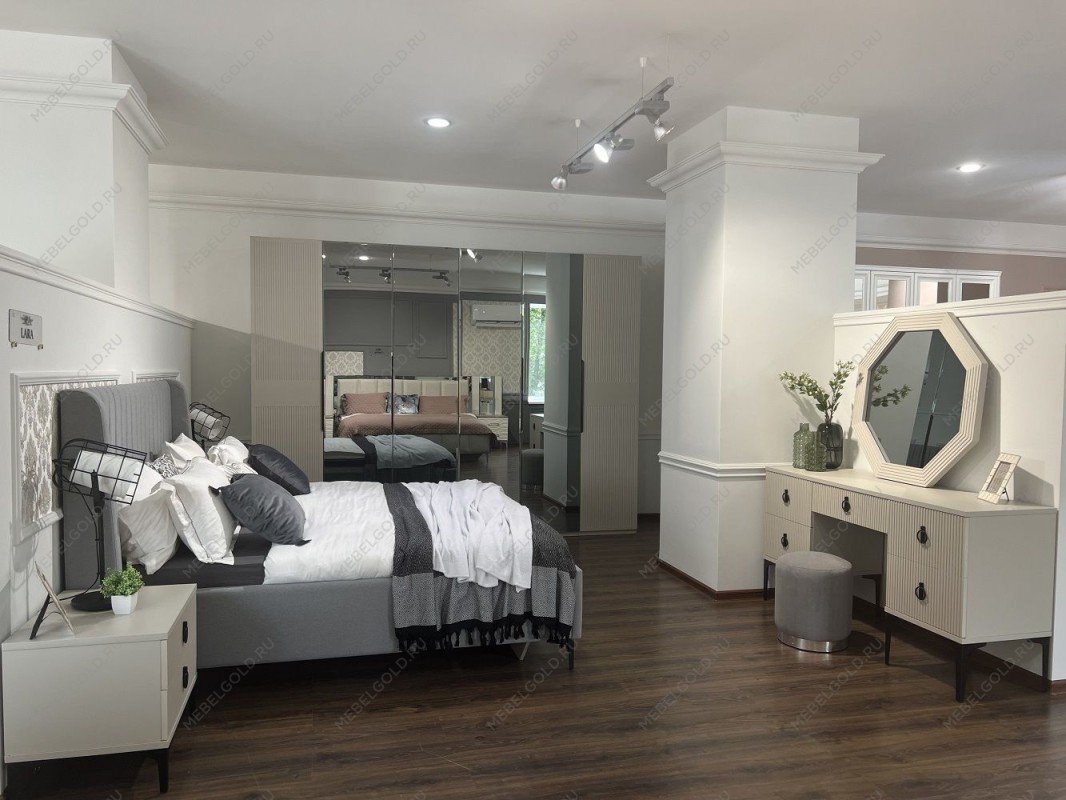 Зеркало Стелла светло серый камень | изображение 3