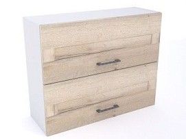 Шкаф Ш-90г, Дублин (900*320*720) Дуб галифакс белый, 21649