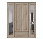 БРИМНЭС / СИРИУС Шкаф ИКЕА / IKEA комбинированный 4 двери и 1 ящик сонома (с 2 зеркалами) | изображение 1