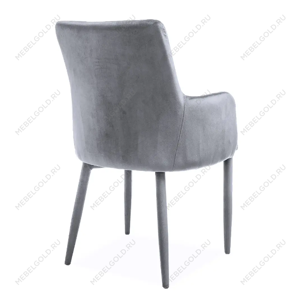 Стул кухонный Signal RICARDO Velvet (серый) | изображение 2