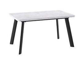 Стол Leon Lux Radial-180 раздвижной (Серый сланец/черный) 180(240)х95