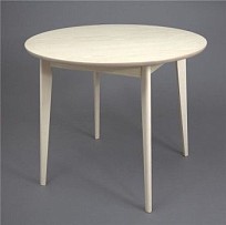 Стол Рэй-d900 (беленый дуб/беленый дуб) Круглый