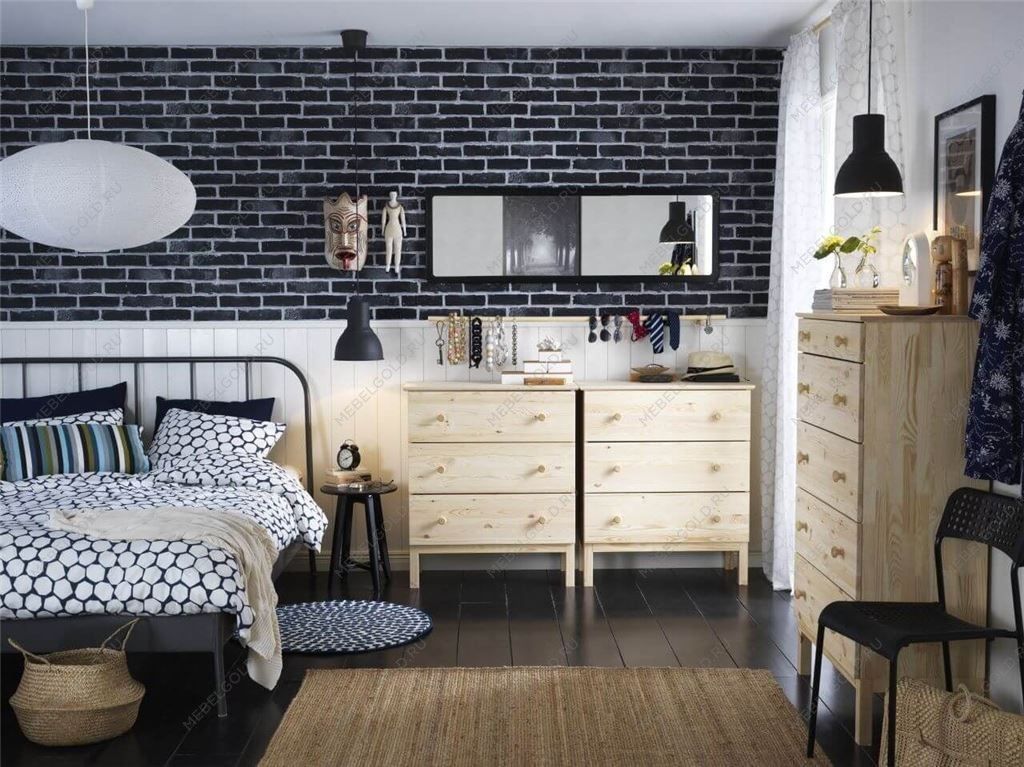 Комод Тарва Т-5 5 ящиков (натуральный) | изображение 1