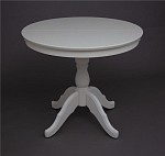 Стол обеденный Круглый-0090 (белая эмаль) | изображение 1