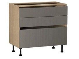 Стол с ящиками СЯ-90, Женева (900*520*870) Дуб Палермо/Серый камень , 22021