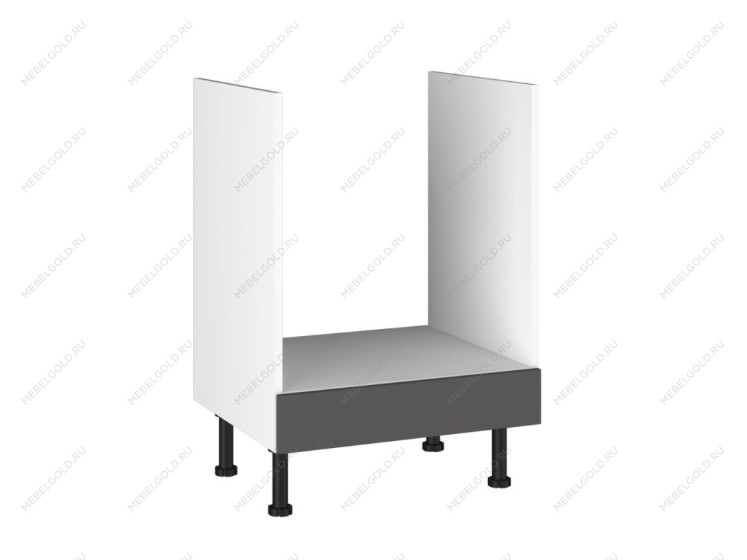 Стол под духовой шкаф СД-60, Виста (600*523*870) Экокожа Серый, 26609