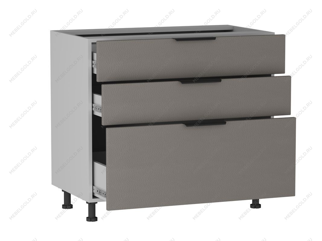 Стол с ящиками СЯ-90 (176/356), Ватель (900*523*820) Экокожа Мокко, 23721 | изображение 1