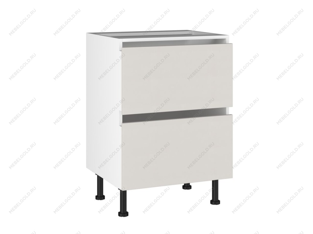 Стол с ящиками СЯ-(2)-60 Start Soft Boyard, Виста (600*523*870) Экокожа Белый, 26214