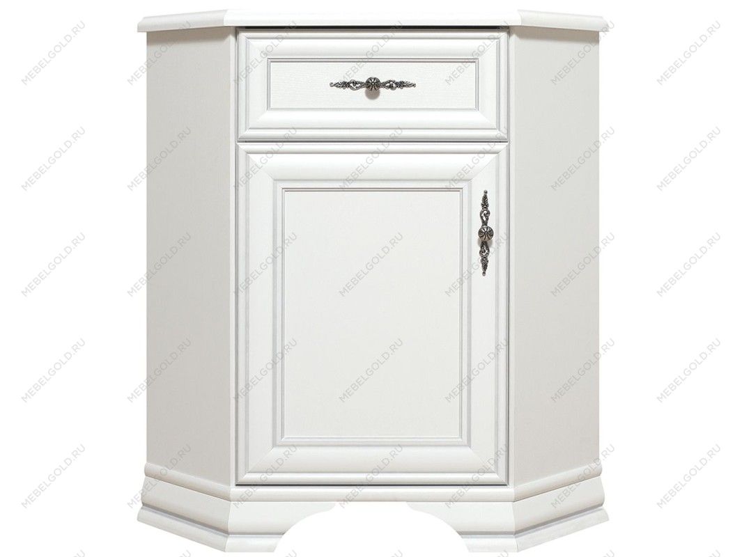 Тумба Кентаки KOMN1D1S/L угловая белый