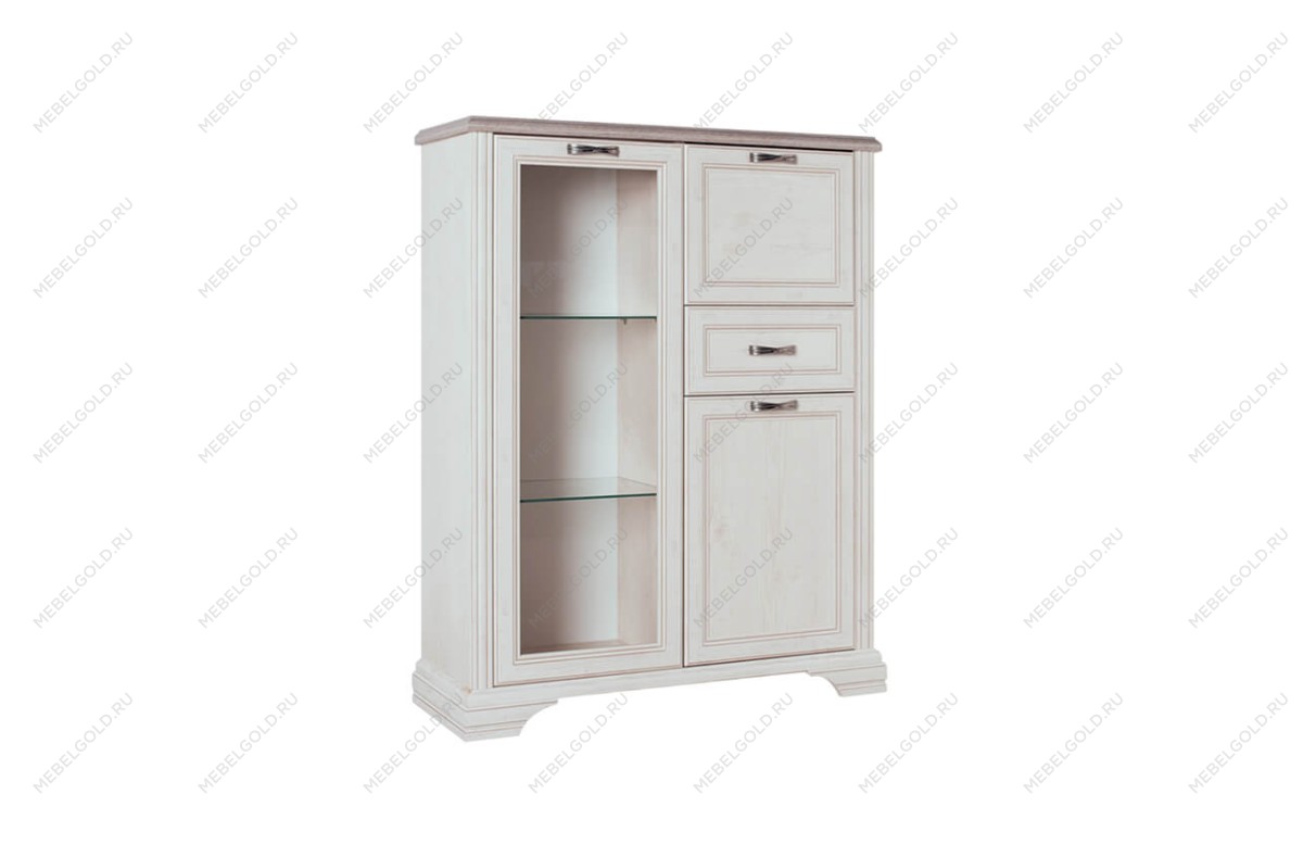 Шкаф с витриной Монако 1V2D1S