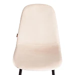 Стул BREEZE (mod. JSC-58), Велюр/металл, 44 х 53 х 86 см, beige (бежевый) HLR2 / черный | изображение 5