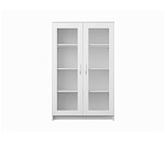 БРИМНЭС / СИРИУС тумба ИКЕА / IKEA 2 двери со стеклом 78х123 белая | изображение 1