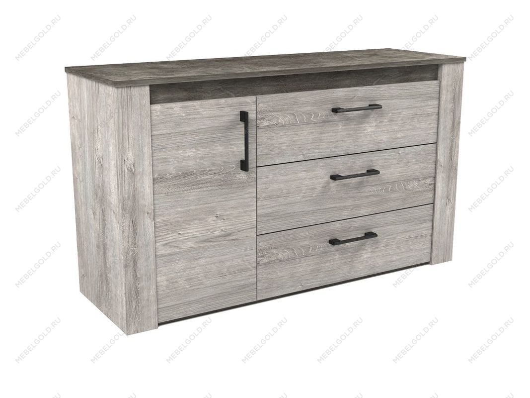Комод, Денвер (1300*435*750) Риббек серый, 11703