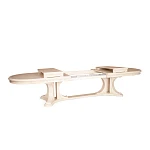 Стол VERSAL овальный, бук, мдф, 300 (350/400) х 110 х 78 см, бежевый патина | изображение 5