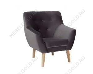 Кресло Signal NORDIC 1 Velvet Bluvel 14 (серый)