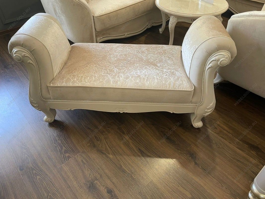 Оттоманка Мокко с двумя подлокотниками бежевый | изображение 9