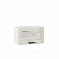 Шкаф кухонный 600 горизонтальный Винченца (Белый/Дуб Крафт белый)