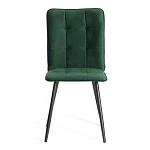 Стул обеденный Bari (2 шт. в упаковке), LT, велюр, Deep Forest (изумруд), 41х55х89 см | изображение 4