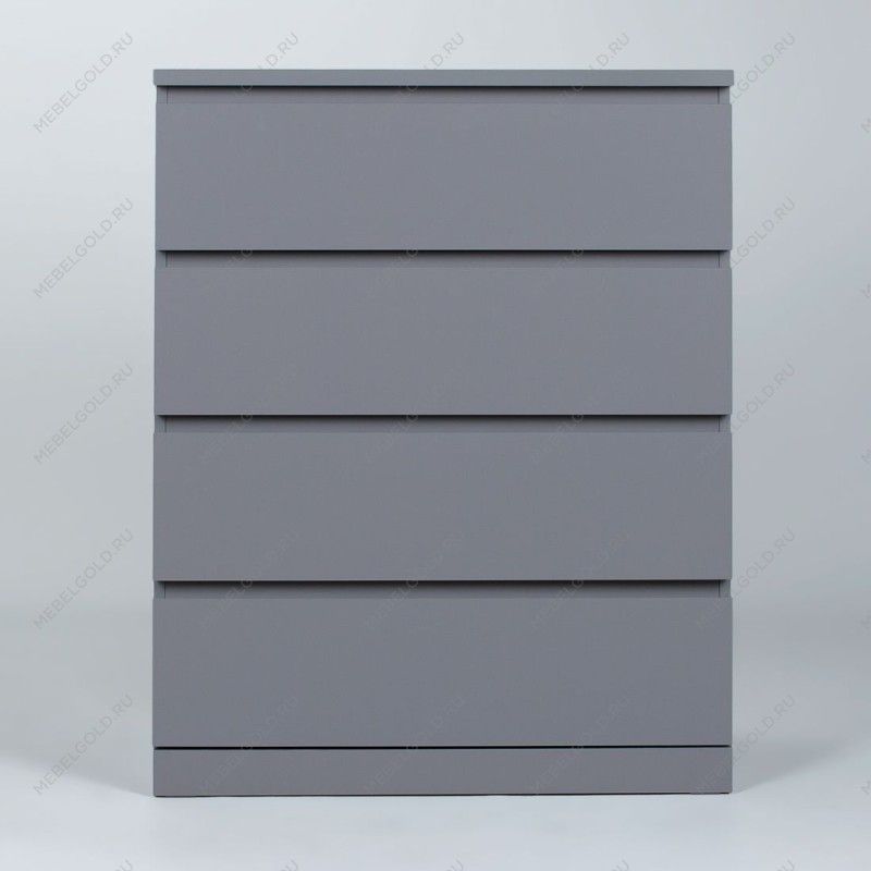 МАЛЬМ / VARMA Комод ИКЕА / IKEA 4 80х100х40, серый | изображение 2