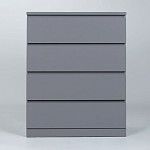 МАЛЬМ / VARMA Комод ИКЕА / IKEA 4 80х100х40, серый | изображение 2