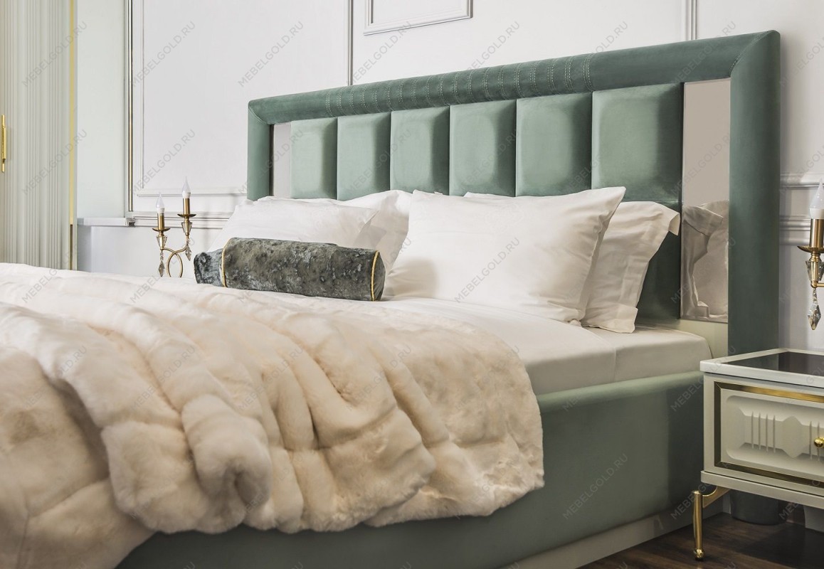 Кровать Замира 180x200 см оливковый | изображение 7