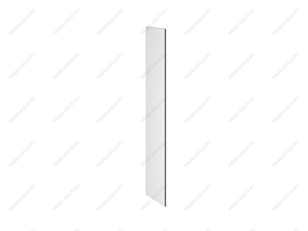 Бок замена шкафа-пенала ПГ-60 правый, Виста (16*570*2066) Экокожа Серый, 26039