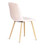 Стул CHILLY (mod. 7094-1), вельвет/металл, 44,5х52,5х86 см, pink (розовый) HLR39 / натуральный | изображение 2