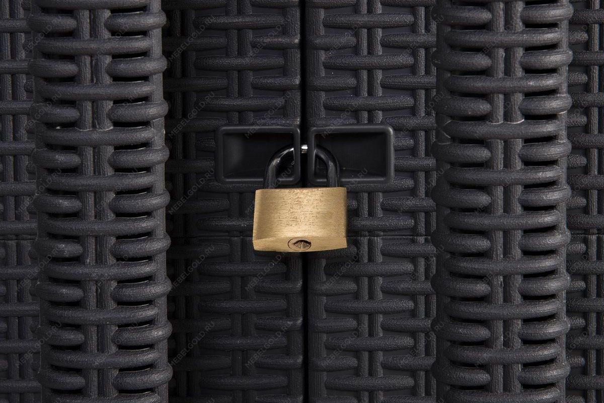 Уличный шкаф TOOMAX 2х дверный глубокий SANTORINI XL (4 полки) | изображение 4