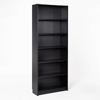 МАЛЬМ / VARMA Стеллаж ИКЕА / IKEA 80, 80x200x28, шпон, черный