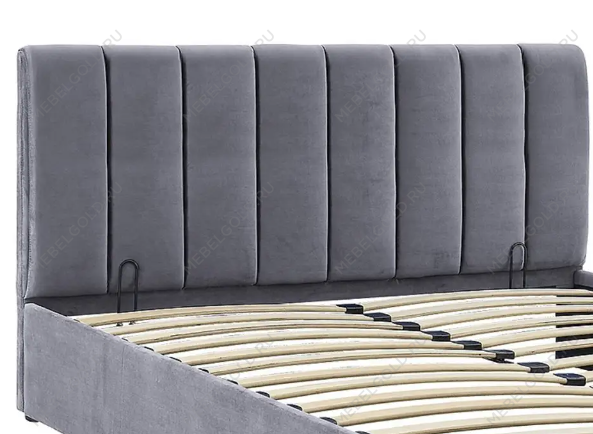 Кровать Signal MONTREAL VELVET (серый) 140/200 | изображение 4