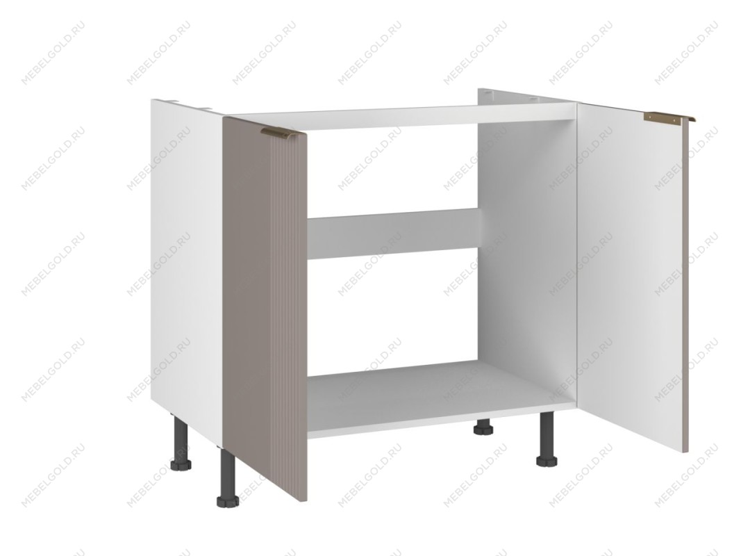 Стол СМ-90 Волна 2-дверный, Фьюжн (900*520*870) Мокко, 27136 | изображение 1