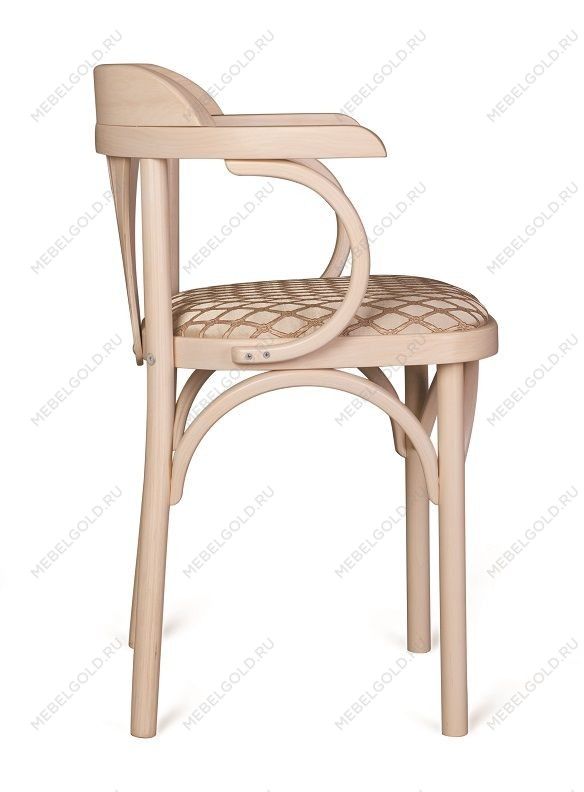 Стул Венский Михаэль мягкий (беленый дуб, ткань 1 beige) | изображение 4
