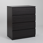 МАЛЬТА комод ИКЕА / IKEA 4 ящика 80х99 Дуб Венге | изображение 1