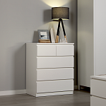 МАЛЬТА комод ИКЕА / IKEA 3+2 ящика 80х99 белый | изображение 5