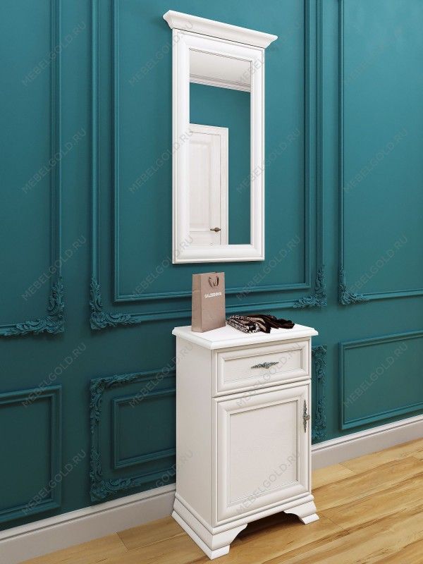 Тумба Кентаки KOM1D1S/L белый | изображение 2