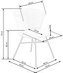 Стул кухонный Halmar K459 (бежевый/черный) | изображение 10