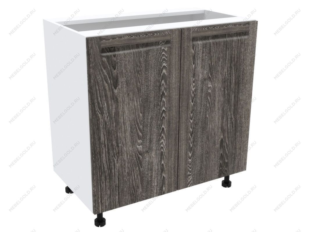 Стол 2-х дверный С-80, Грей (800*470*820) Шале Серебро, 21407