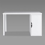 ИНГАР 2/ДВ/T стол письменный 140x75x55, белый | изображение 1