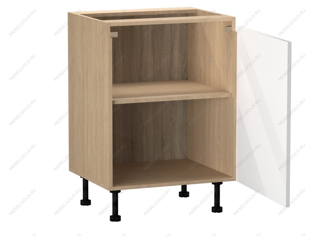 Стол С-60, Женева (600*520*870) Дуб Палермо/Белый матовый, 22405 | изображение 1