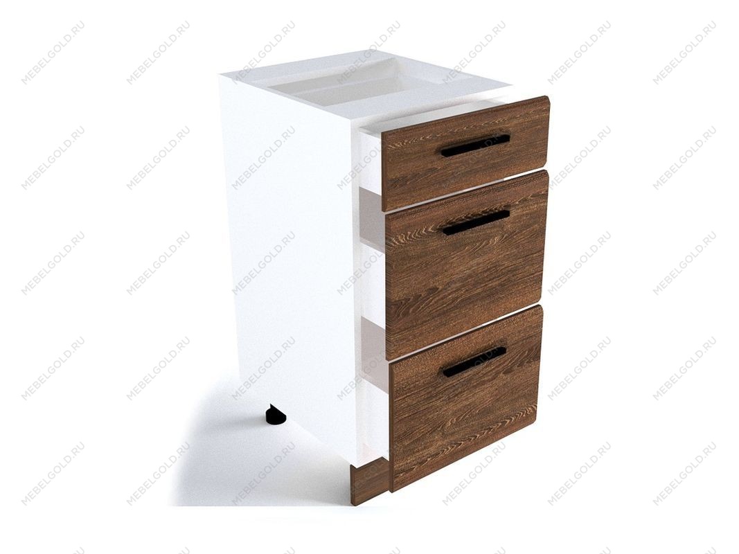 Стол с ящиками СЯ-40, Канзас (400*470*820) Шалле Мореный, 20908