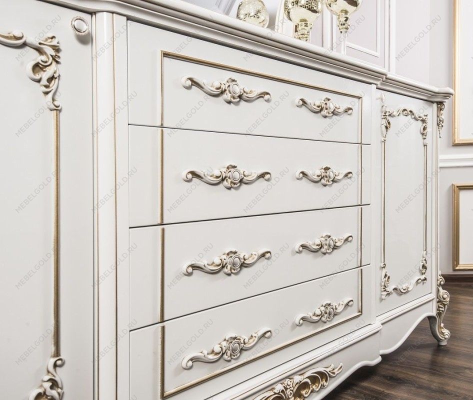 Комод Флоренция белый глянец | изображение 3