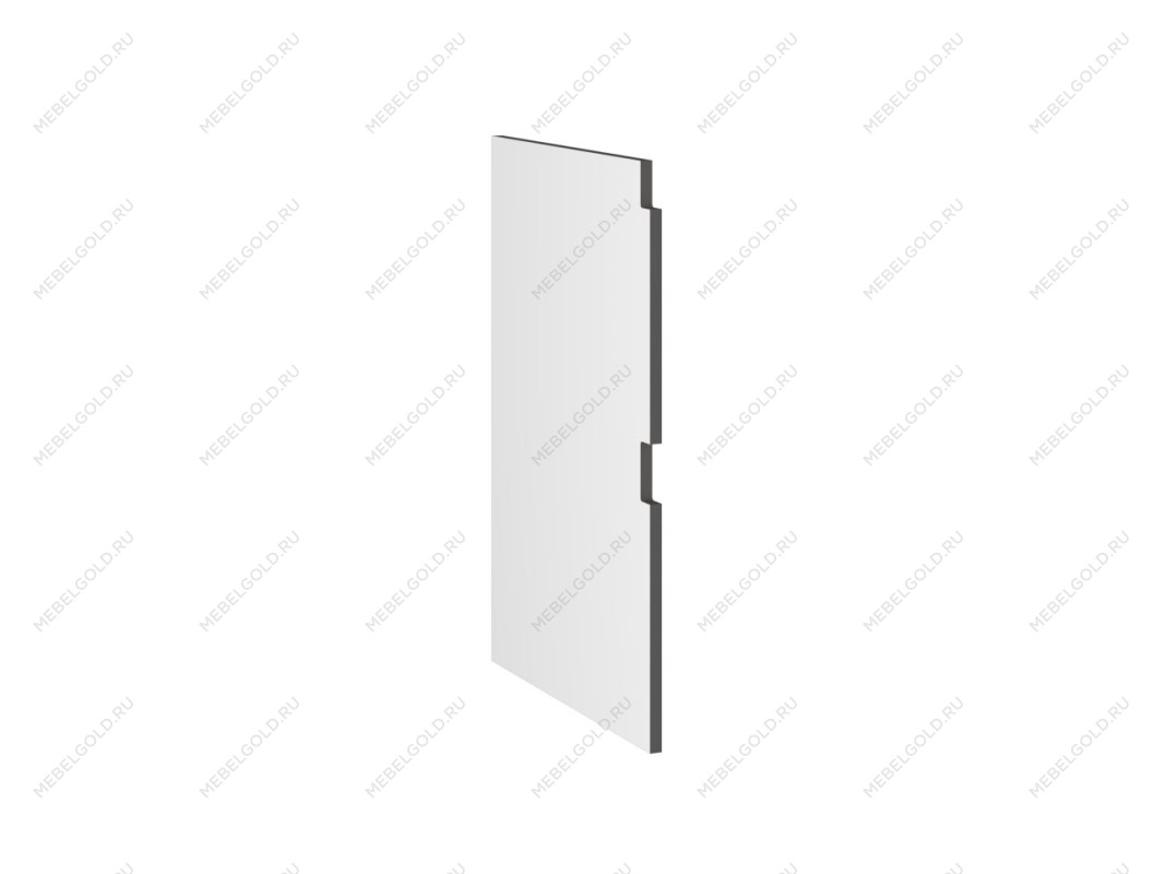 Бок замена правый СЯ, Виста (16*570*720) Экокожа Серый, 26030